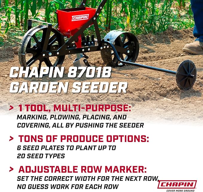 Chapin Garden Seeder with 6 Seed Plates, Model# 8701B