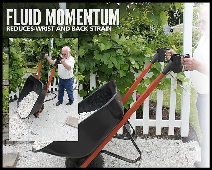 Simply Dump It Wheelbarrow Handles SDI1001 Pivoting Wheelbarrow Handles Heavy Duty Reinforced Nylon- 100% Made in The USA