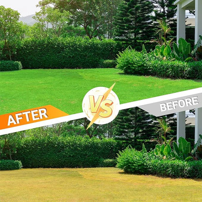 Lawn Aerator Shoes for Grass – Pre-Assembled Aerator Shoes with Anti-Slip Straps, Metal Reinforced Base Plate & Cleaner for Lawn, Yard, Garden, Patio