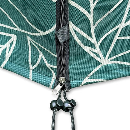 Plant Covers Freeze Protection 59"x91" in 2 Pack | Green Winter Frost Blankets for Outdoor Plants | Reusable Garden Cover Bags with Zipper Drawstring | Cold Weather Shrub Protection Cloth