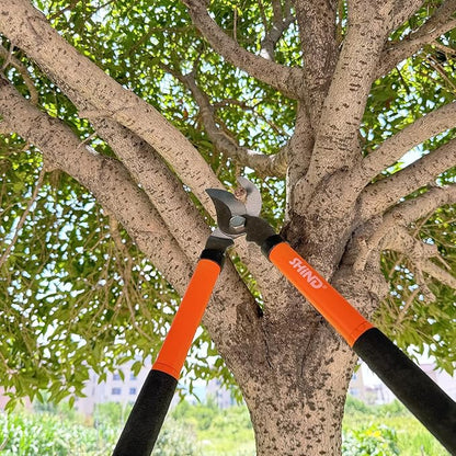 SHIND Lopper Heavy Duty Branch Cutter Tree Clippers with Compound Action, Chops Thick Branch Ease, Garden Loppers Pruning, 15 Inch Tree Trimmer with 1.6” Clean Cut Capacity (15 Inch）