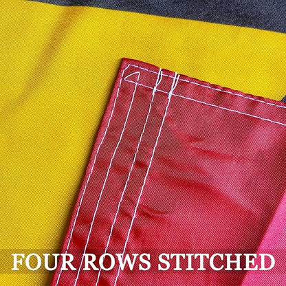 Big Maryland State Flag 3x5 Outdoor Double Sided- 3Ply 240D 4 Rows Stitched- MD State Flag- UV Fade Resistant With Canvas Header & 2 Brass Grommets