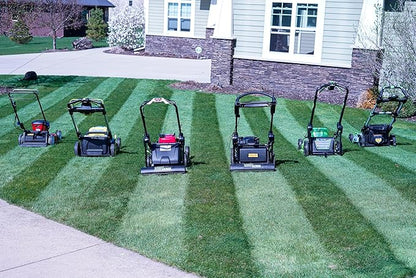 Lawn Striping System – UNIVERSAL FIT - Works with Most 20”-22” Gas & Battery Residential Walk-Behind Mowers (Mounting Brackets for over 40 Major Brands Included in Box – See List Below)