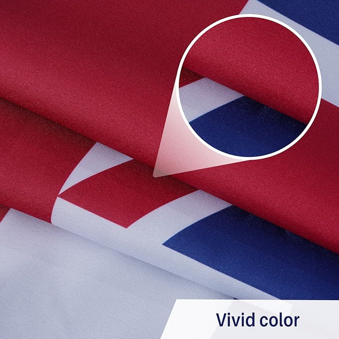 AMZFLAG Hawaii State Flag 3X5 ft, Double Sided HI Hawaii Flags 3 Ply Polyester with 2 Brass Grommets, Heavy Duty State of Hawaii Flag Thick Material