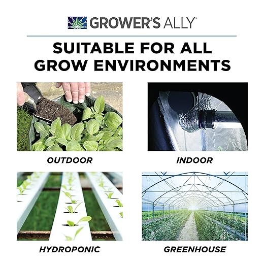Grower's Ally Spider Mite Control Concentrate 1 gal | Natural Spider Mite & Insect Killer with Rosemary Oil - Trusted by Cultivators for Indoor and Outdoor Use