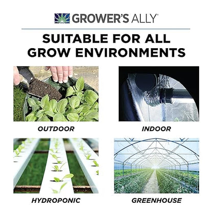 Grower's Ally Spider Mite Control Spray Ready to Use 24 oz | Natural Spider Mite & Insect Killer with Rosemary Oil - Trusted by Cultivators for Indoor and Outdoor Use, OMRI Listed