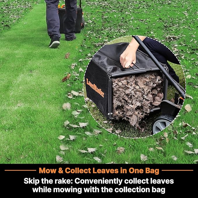 LawnMaster CLMF4815E 48V MAX* 15-inch Brushless Cordless Mower with 2X24V MAX* 4.0Ah Battery and a Dual Charger