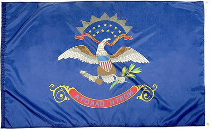 FlagSource North Dakota Nylon State Flag, Made in the USA, 3x5'
