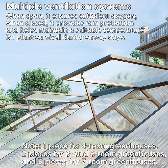 8x10 FT Greenhouse for Outdoors,Green House for Outside,Dark Gray