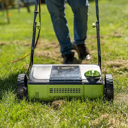 Earthwise 12-Amp 12-Inch Electric Corded Lawn Dethatcher