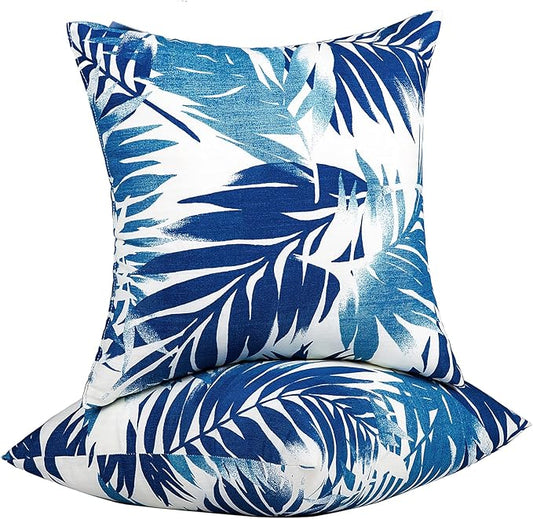 JMGBird Outdoor Throw Pillows with Insert 18 * 18 Inch Outdoor Pillows for Patio Furniture