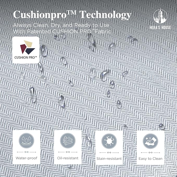 HERA'S HOUSE Outdoor Deck Furniture, High Back Wicker Patio Swivel Chairs with Rattan Table for Porch Balcony Lawn Garden, Grey