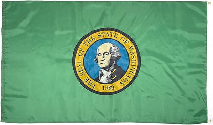 FlagSource Washington Nylon State Flag, Made in the USA, 3x5'