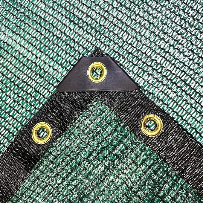 e.share 40% Shade Cloth for Garden, 12 Ft X 24 Ft Sun Shades Outdoor Patio with Grommets for Plant Covers,Porch Screen,Pergola Shade Cover,Greenhouse,Green