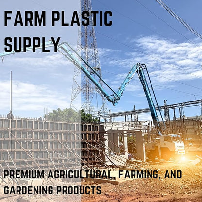 Farm Plastic Supply - Concrete Vapor Barrier - 20 mil - Heavy Duty Plastic Tarp, Polyolefin Vapor Barrier Plastic Sheeting, Painters Tarp, Roll of Heavy Duty Plastic (12' x 70')