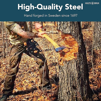 Hults Bruk 840363 Agdor Felling Axe 28 Montreal - 2.5 lb Head, 28" Handle
