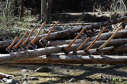 1844 Helko Werk Germany Traditional Mini Spalter - Made in Germany Compact Splitting Axe, Small Wood Splitting Hatchet - Head 2-1/2 lbs, Handle 20 in. (Mini Spalter) #13511