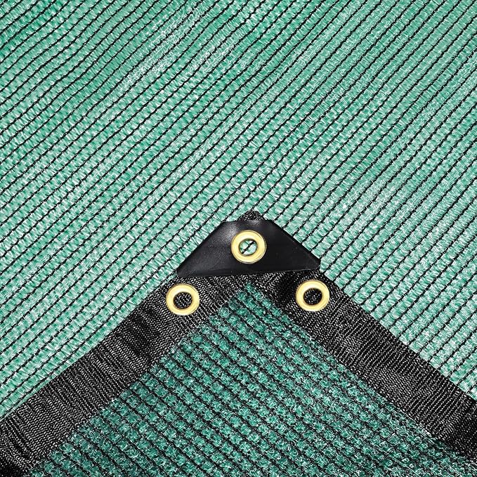 E.share 70% Shade Cloth for Garden, 20 Ft X 30 Ft Sun Shades Outdoor Patio with Grommets for Plant Covers,Porch Screen,Pergola Shade Cover,Greenhouse,Green