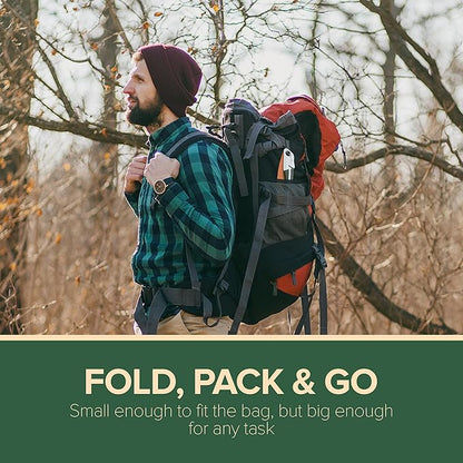 LAGOM Folding Camp Saw for Cutting Branches, 11.4" Curved Blade | SK5 Steel, Ergonomic Handle, One-Hand Use, Secure Lock | Foldable Pruning Tool for Camping, Gardening, Survival, Kayaking, Outdoors