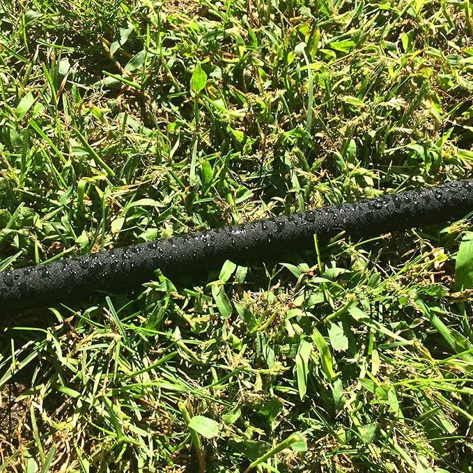 Flexon WS5850 5/8-Inch x 50-Foot Weep & Soak Garden Soaker Hose, Black