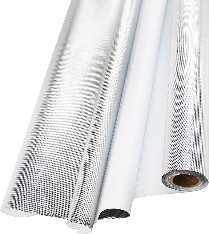 TEXALAN(R) Diamond Film Foil Roll Highly Reflective Mylar Film Roll for Grow Room 4X50FT 6 Mil