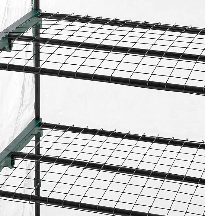 Ogrow® Mini Portable Greenhouse, with Cover and 4 Tier Shelves