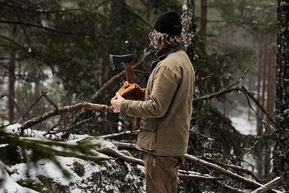 1844 Helko Werk Germany Traditional Rheinland - Made in Germany Compact Lightweight Axe for Backpacking Camping Long Hatchet - Head 1.5 lbs, Handle 20 in. (Rheinland Pack Axe) #11327