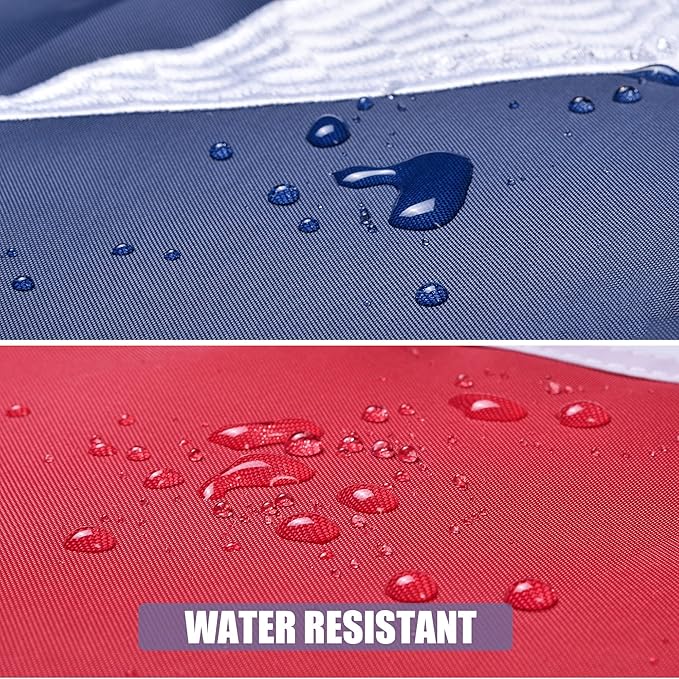 American Flag 15x25 Ft, US Deluxe Embroidered Heavy Duty Premium Polyester Durable Outside Flags with Brass Grommets