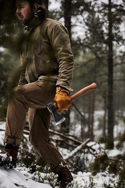 1844 Helko Werk Germany Traditional Rheinland - Made in Germany Compact Lightweight Axe for Backpacking Camping Long Hatchet - Head 1.5 lbs, Handle 20 in. (Rheinland Pack Axe) #11327