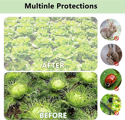 45"*22"*16"Garden Plant Covers with Two Air Hole and Breathable Mesh for Raised Beds, Accelerator Plants Cover, Mini Greenhouse Cover, Frost Cover for Plant Vegetable Seedling Protector 1PCS