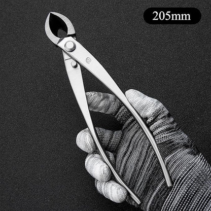 TianBonsai Bonsai Tools 5-Piece Alloy Steel Bonsai tool Kit In Cluding 210mm Long Handle Scissors / 205mm Branch Cutter / 205mm Knob Cutter / 200mm Straight Root Hook/Tweezers (NBK5-01)