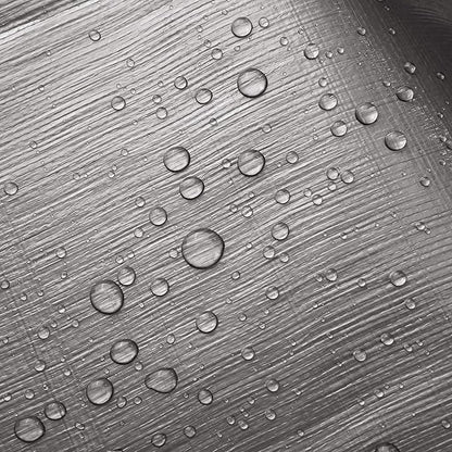 Yescom 10x15ft Heavy Duty Reinforced Poly Tarp 10-mil Waterproof Tarpaulin Ground Sheet Camping Tent Cover with Eyelets Reversible Silver Black Tarps