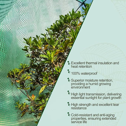 40″*40″*31″ Winter Plant Warm Covers - Raised Bed Cover, Garden Row Accelerator, Warm Tent Freeze Protection Humidity Domes for Germination, Seedling Propagation Protecting Plants from Animals 2 PCS