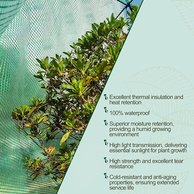 36″*36″*35.5″ Winter Plant Warm Covers - Raised Bed Cover, Garden Row Accelerator, Warm Tent Freeze Protection Humidity Domes for Germination, Seedling Propagation Protecting Plants from Animals 2 PCS