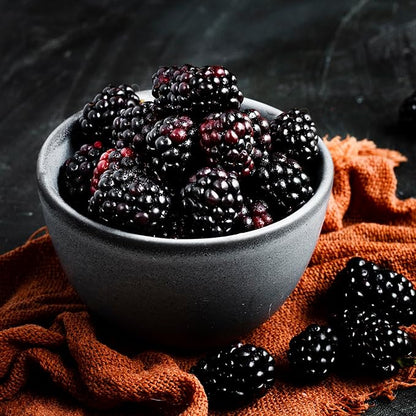 BlackBerry Plant Freedom-Ark (4 Pack) | Live Fruit Plant for Planting | Thornless & High-Yielding Variety | Large, Sweet & Juicy Berries | Perfect for Fresh Eating & Organic Gardens | Easy to Grow