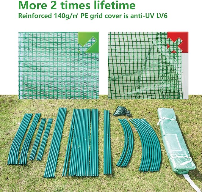 10x7x7 ft Greenhouse, Outdoor Walk-in GreenHouses with Screen Windows and Dual Zippered Door, Portable Waterproof Green Houses Tent for Outside Heavy Duty with Reinforced Frame #2
