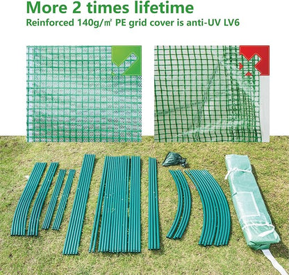 10x7x7 ft Greenhouse, Outdoor Walk-in GreenHouses with Screen Windows and Dual Zippered Door, Portable Waterproof Green Houses Tent for Outside Heavy Duty with Reinforced Frame #2