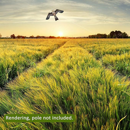 eyijklzo Bird Scarer Flying Kite Crops Farm Flying Bird Hawk Flying Kite