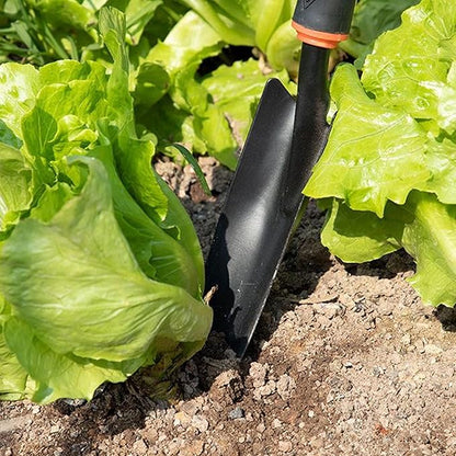 Garden Tool Set (Garden Tool Set, 4 Pieces, Gardening Tool Kit Including 2 Shovels, Rakes, Cultivators, and Transplanting Tools, Rust-Resistant Iron Tools, Rubber Grip Handles (4))