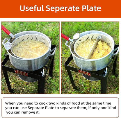 Outdoor Aluminum Fryer Pot (10 QT)