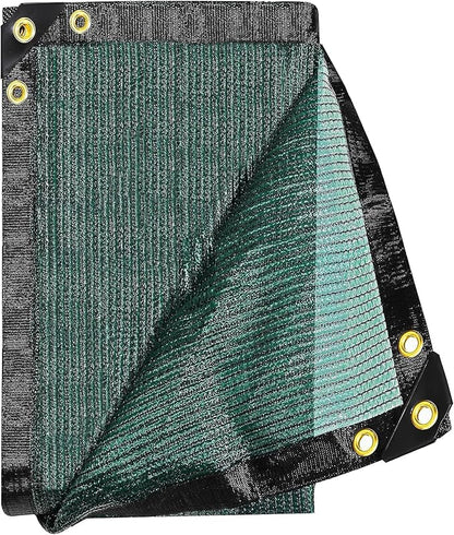 E.share 70% Shade Cloth for Garden, 20 Ft X 10 Ft Sun Shades Outdoor Patio with Grommets for Plant Covers,Porch Screen,Pergola Shade Cover,Greenhouse,Green