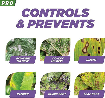 Earth's Ally Pro 3-in-1 Plant Spray 2.5 gal Super Concentrate | Insecticide, Fungicide & Spider Mite Control, Use on Indoor Houseplants and Outdoor Plants, Gardens & Trees - Insect & Pest Repellent