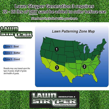 Lawn Stryper- Generation 3 Lawn Striping System/Stripe Your Lawn Like A Ballpark/Works with Toro and Other Brands 20"- 22" Gas and Battery Powered Walk-Behind Lawn Mowers (See Mower List Below)