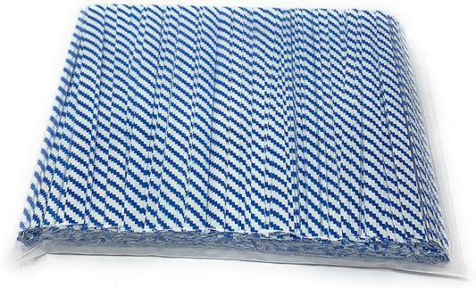 4" Length Twist Ties, 2000 Blue White Plastic Coated, No Rip, Paper Ties Cello General Use, Party Favor Treat Bags, Small orders Packaging, Closures to secure your product (2000 Blue White)