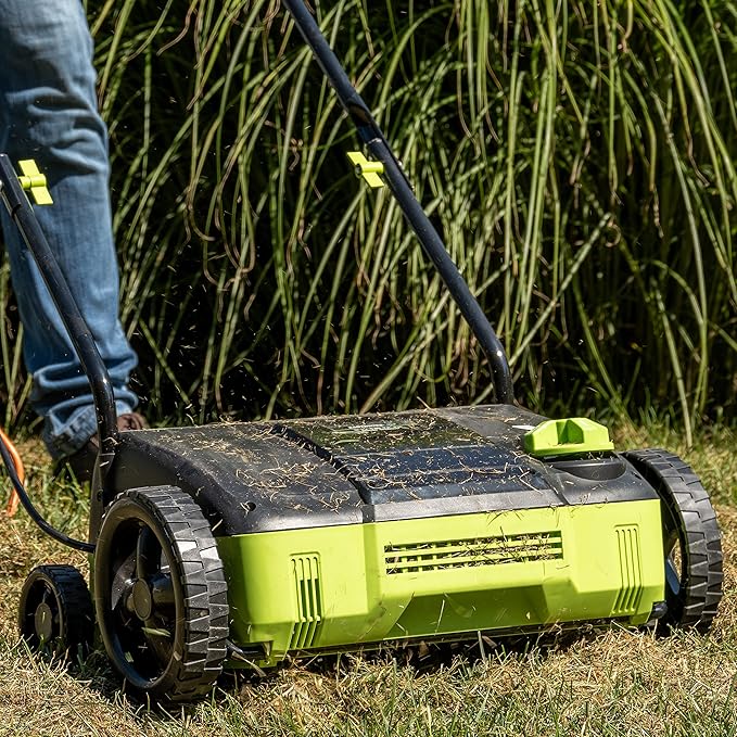 Earthwise 12-Amp 12-Inch Electric Corded Lawn Dethatcher