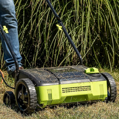 Earthwise 12-Amp 12-Inch Electric Corded Lawn Dethatcher