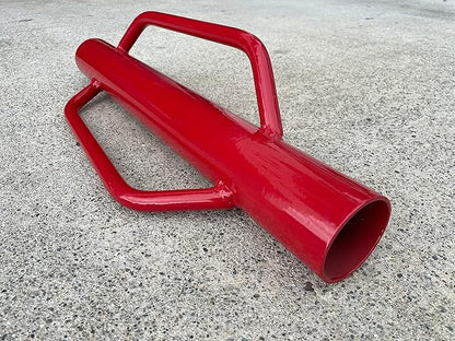 Sandbaggy U & T Post Driver, 30% More Heavier & Sustainable Than Competitors - 15.5 lb Fence Post Driver That Fits up to 2-3/4 inch - 10 Guage Industrial Grade Steel - Red (Pack of 5)