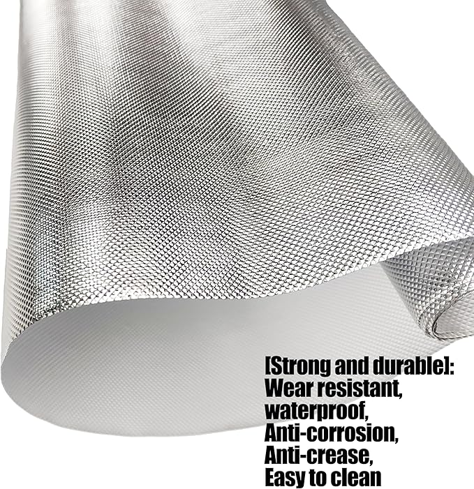 TEXALAN(R) Mylar Film Roll Diamond Film Foil Roll Highly Reflective for Grow Room 6 Mil 4X100FT