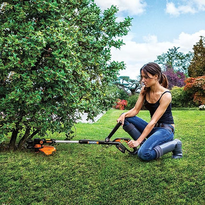 Worx String Trimmer Cordless 3.0 20V PowerShare 12" Edger & Weed Trimmer (Battery and Charger Not Included) WG163.9