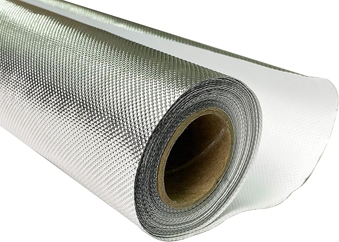 6 Mil Mylar Film Roll Diamond Film Foil Roll Highly Reflective Grow Room (4X50FT)